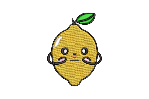 Cute Lemon: A Fresh Twist for Holiday Embroidery