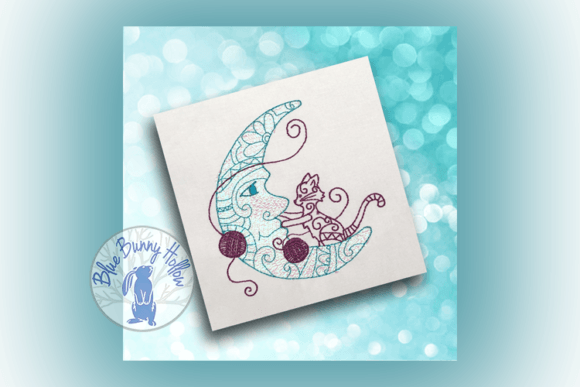Moon Kitty: A Whimsical Holiday Embroidery Review