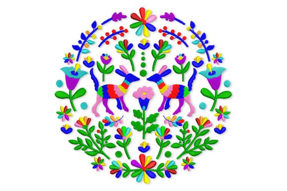 Otomi Mexican Ornament: A Vibrant Embroidery Review