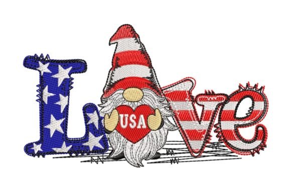 Review: 4th of July Gnome for Patriotic Embroidery