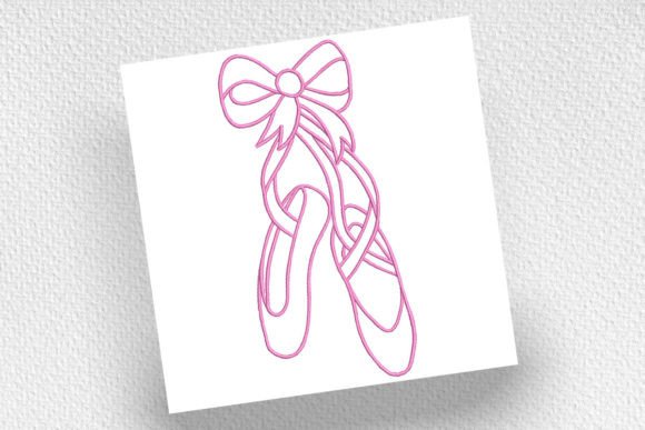 Review: Ballet Slippers Shoes Embroidery Design