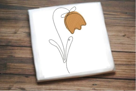 Review: Elegant Orange Tulip Line Art for Gifts