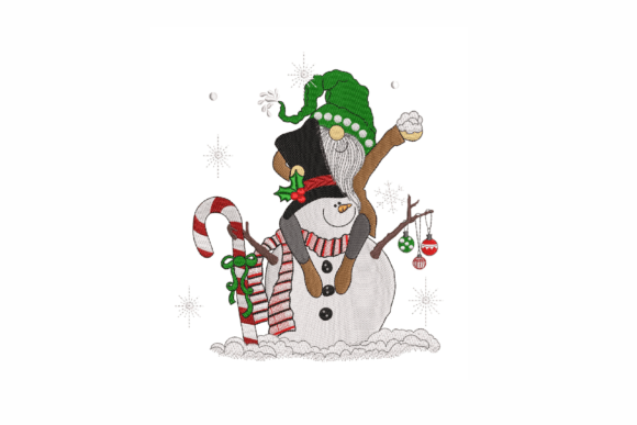Snowman and Gnome: A Cozy Winter Embroidery Review